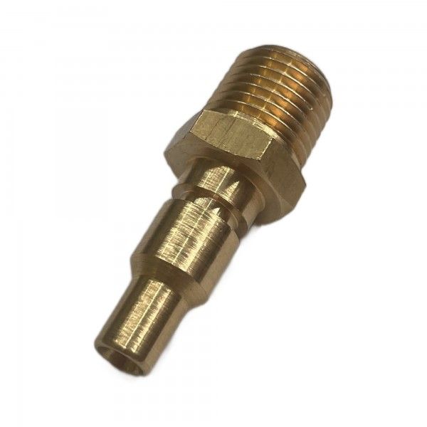 Brass 31 Series Male Adaptor Fitting 1/4" (13.2mm) Male BSPT Thread