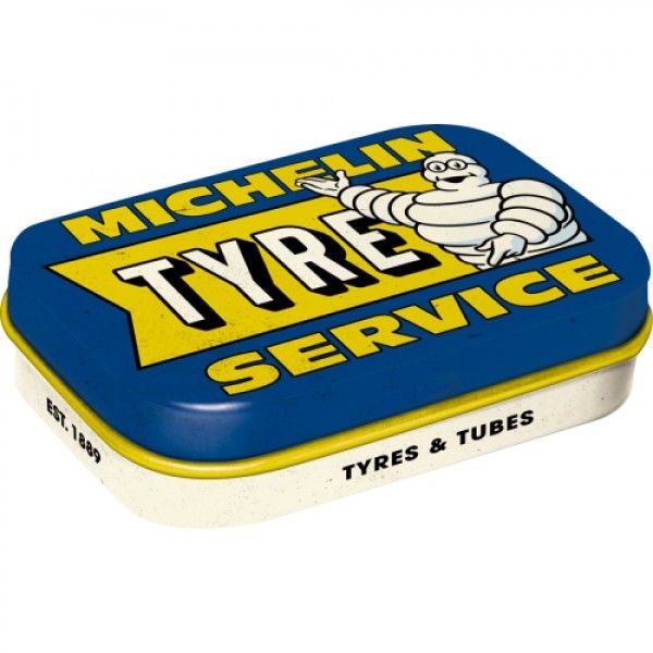 MintBox: Michelin Tyres Size:4x6 x1.6cm sugar free mints 34gm