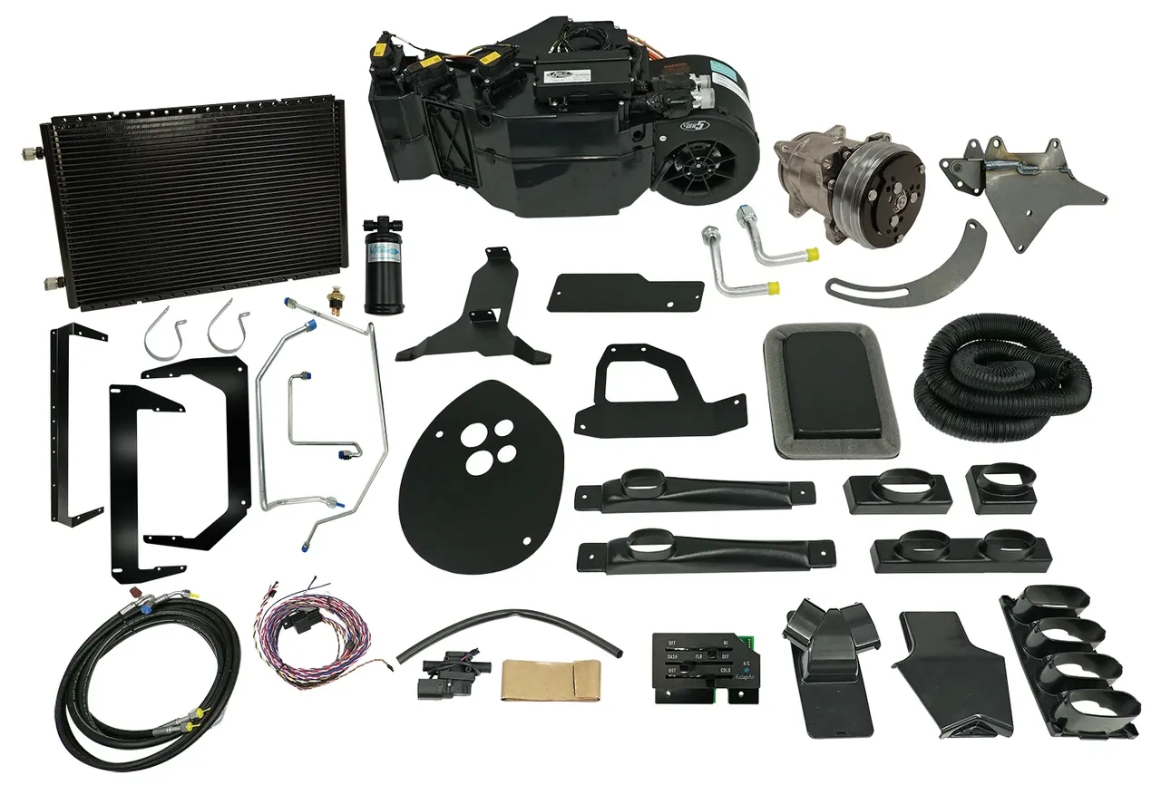 1970-1974 Plymouth Barracuda/Dodge Challenger with Factory Air GEN 5 SureFit Complete Kit Standard Gauges - 974549