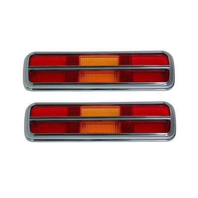 Tail Light Lens & Indicator Chrome Pair for FORD XB GT GS Tail Light Lens & Indicator Chrome Pair for FORD XB GT GS