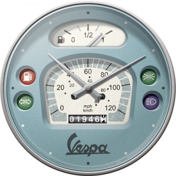 Wall Clock Vespa Speedo - 30cm