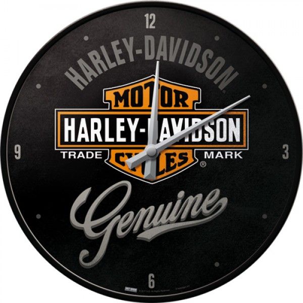 Wall Clock Genuine Harley Davidson - 30cm