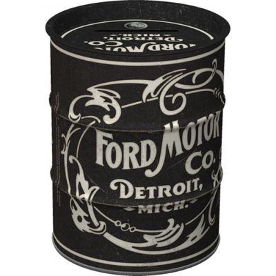 Money Box Oil Can - Ford Motor Vintage Logo Money Box Oil Can - Ford Motor Vintage Logo