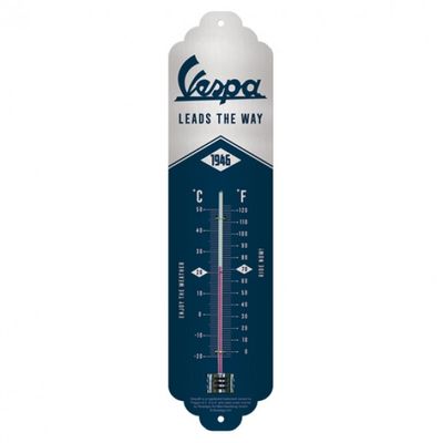 Thermometer Vespa Leads The Way C⁰+F⁰ 6.5cm x 28cm In Hang Sell Thermometer Vespa Leads The Way C⁰+F⁰ 6.5cm x 28cm In Hang Sell