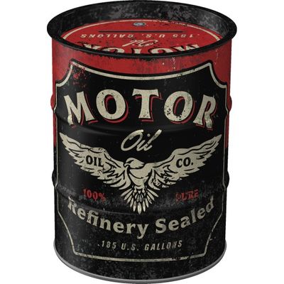 Money Box Oil Can - Motor Oil Money Box Oil Can - Motor Oil