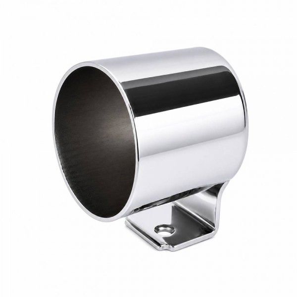 ​Speco Meter 2" Tab Mount Gauge Pod - Chrome Steel
