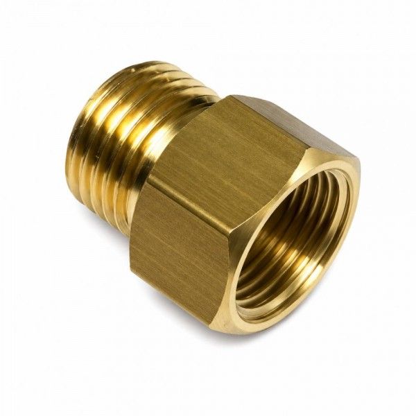 Brass Electric Gauge Adaptor - 5/8” UNF (F) x 1/2" NPT (M)