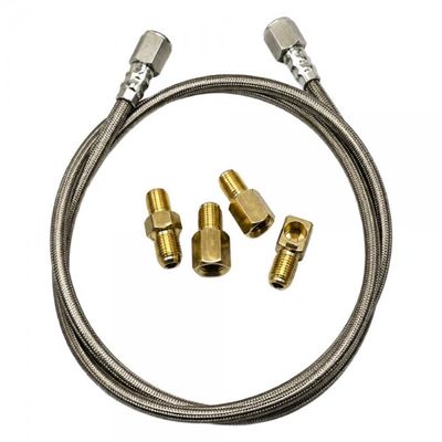 5' Braided Line Suits Mechanical Pressure Gauges 5' Braided Line Suits Mechanical Pressure Gauges