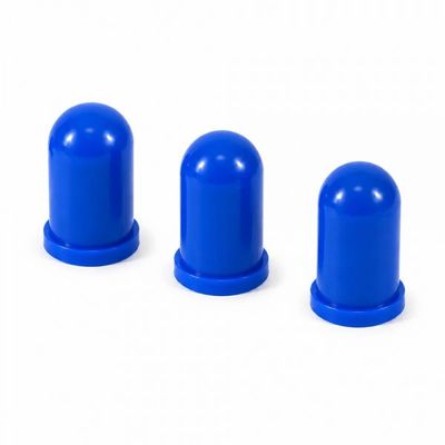 7mm Globe Assembly Bulb Covers - Blue 3 pack 7mm Globe Assembly Bulb Covers - Blue 3 pack