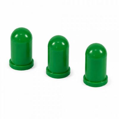 7mm Globe Assembly Bulb Covers - Green 3 Pack 7mm Globe Assembly Bulb Covers - Green 3 Pack
