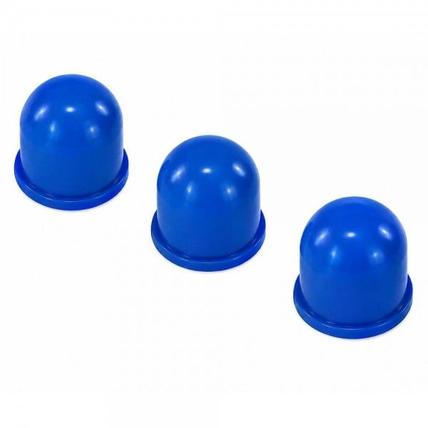14mm Globe Assembly Bulb Covers - Blue 3 pack