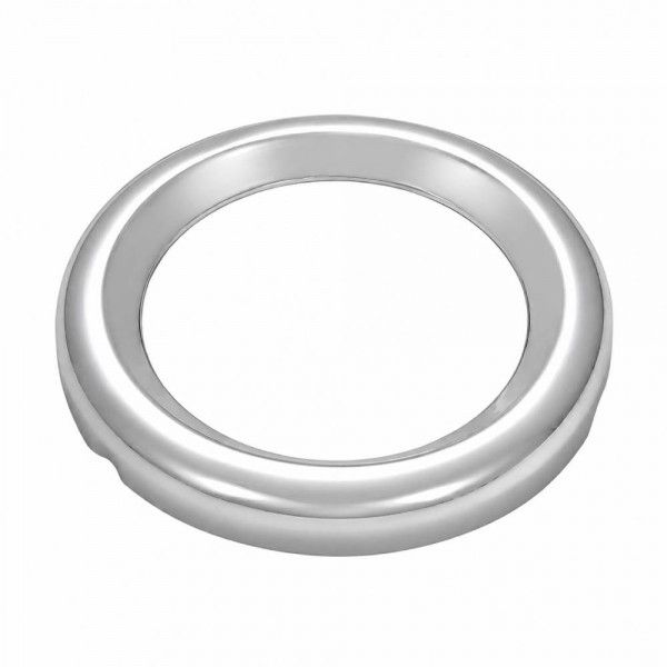 Chrome Clip On Gauge Bezel - 2"