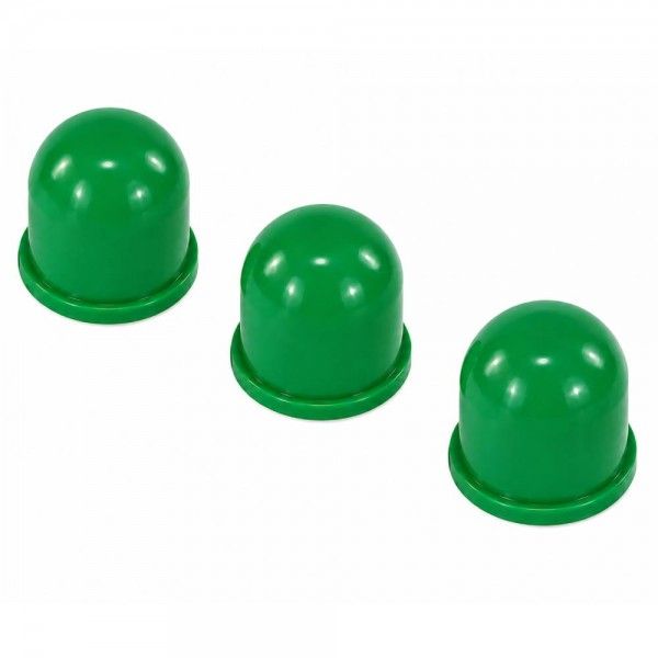 14mm Globe Assembly Bulb Covers - Green 3 Pack
