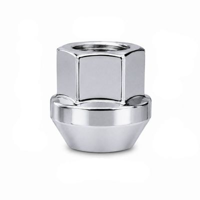 Chome Steel Wheel Open End Nuts - Single - 14mm x 1.5 Thread Chome Steel Wheel Open End Nuts - Single - 14mm x 1.5 Thread