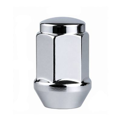 Chrome Steel Wheel Bulge Nut - Single - 14mm x 1.5 Thread Chrome Steel Wheel Bulge Nut - Single - 14mm x 1.5 Thread