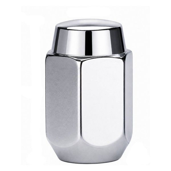Chrome 35mm Steel Wheel Nuts - Single- 12mm x 1.25 Thread Chrome 35mm Steel Wheel Nuts - Single- 12mm x 1.25 Thread