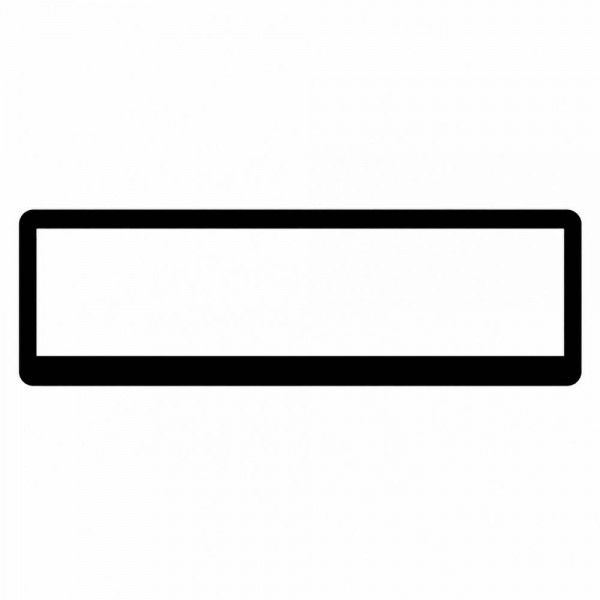 SINGLE Black Polymer Slimline Number Plate Frame. Suits a 6 Digit Slimline Number Plate SINGLE Black Polymer Slimline Number Plate Frame. Suits a 6 Digit Slimline Number Plate