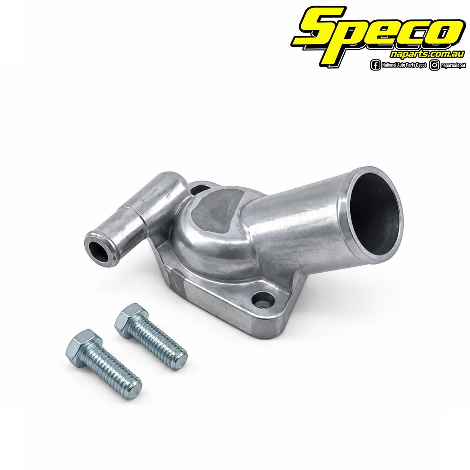 Single Outlet Cast Alloy Water Neck Holden V8 253-308 1977 - Onward