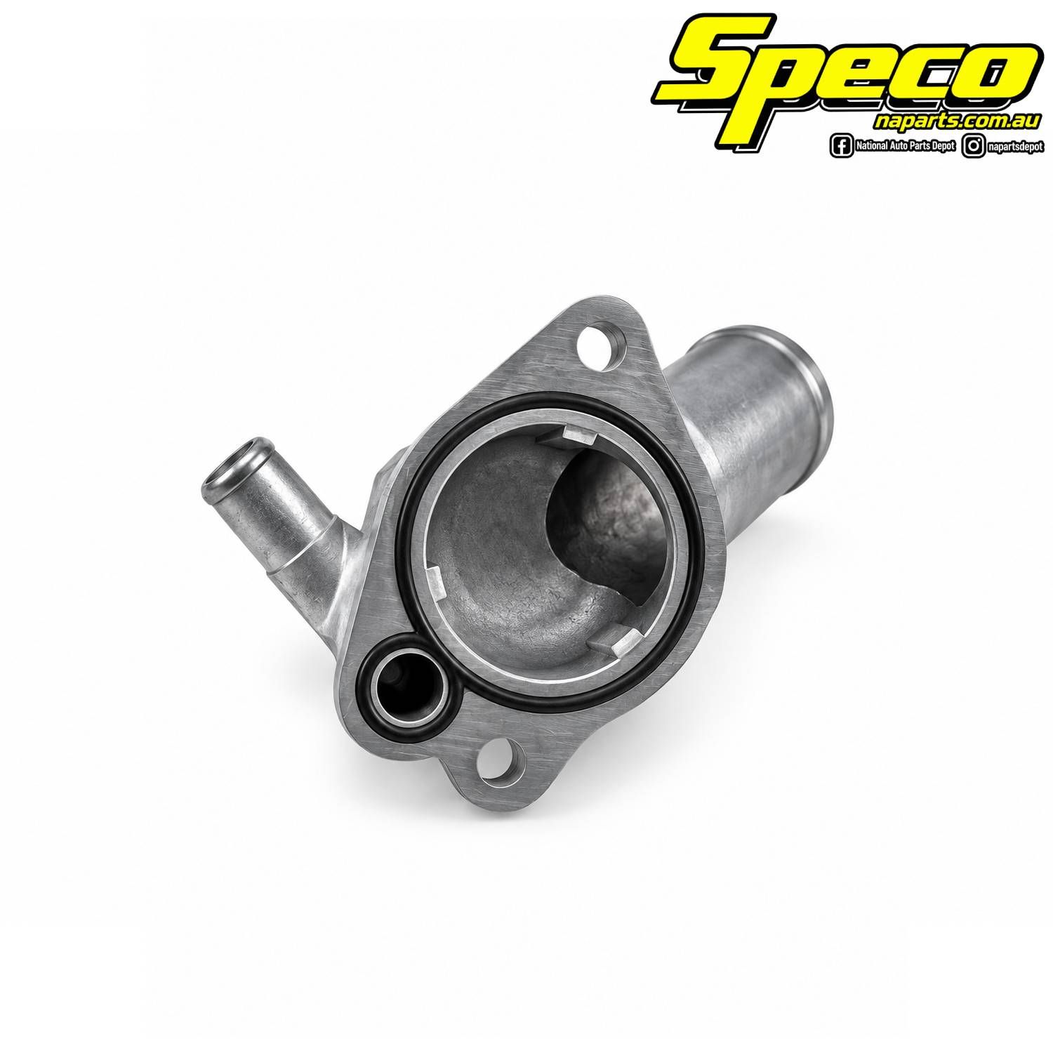 Single Outlet Cast Alloy Water Neck Holden V8 253-308 1977 - Onward