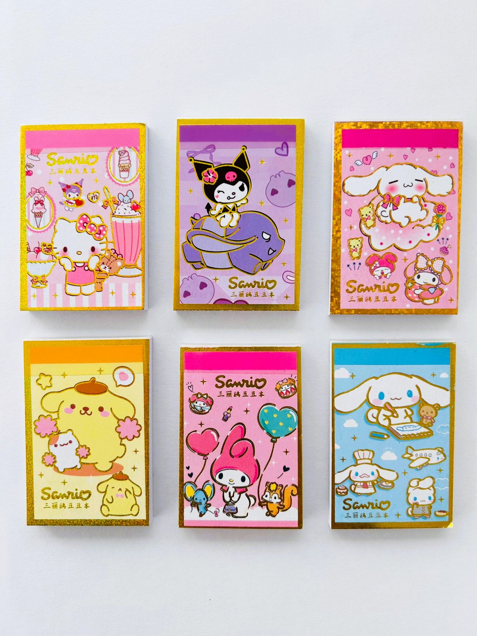 LIBRO DE 24 PEGATINAS SANRIO - KAWAII
