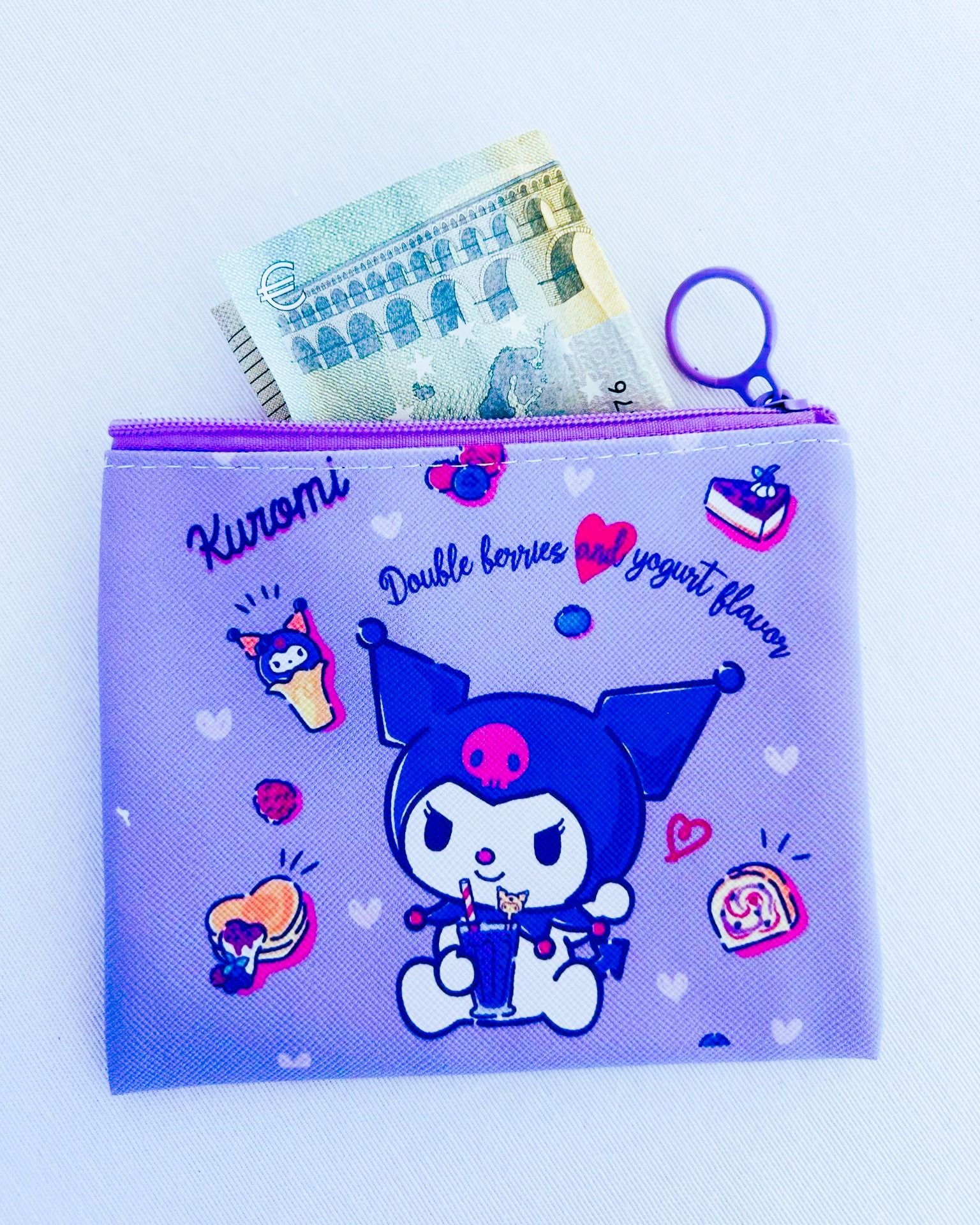 MONEDERO SANRIO CON CREMALLERA - KAWAII