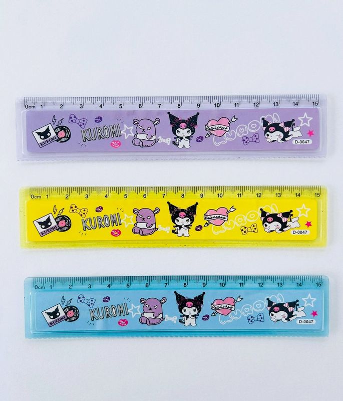 REGLAS KUROMI - 15 CM - 3 COLORES DISTINTOS
