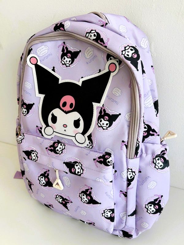 MOCHILA KUROMI MORADA - KAWAII