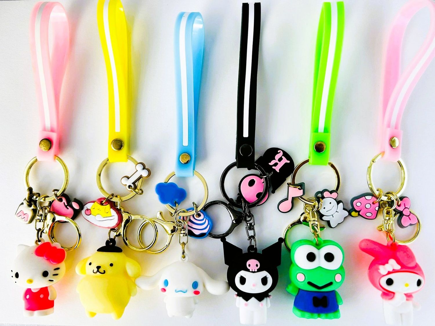 LLAVERO GOMA SANRIO - TODOS LOS PERSONAJES