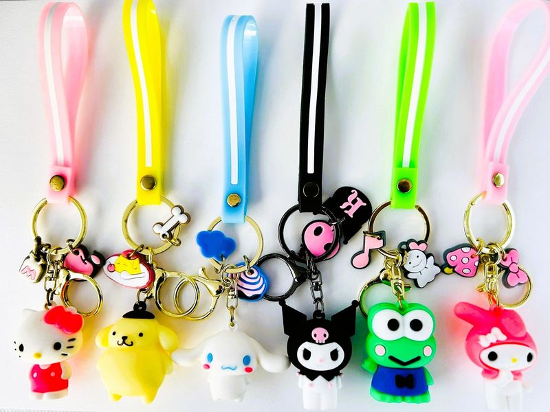 LLAVERO GOMA SANRIO - TODOS LOS PERSONAJES