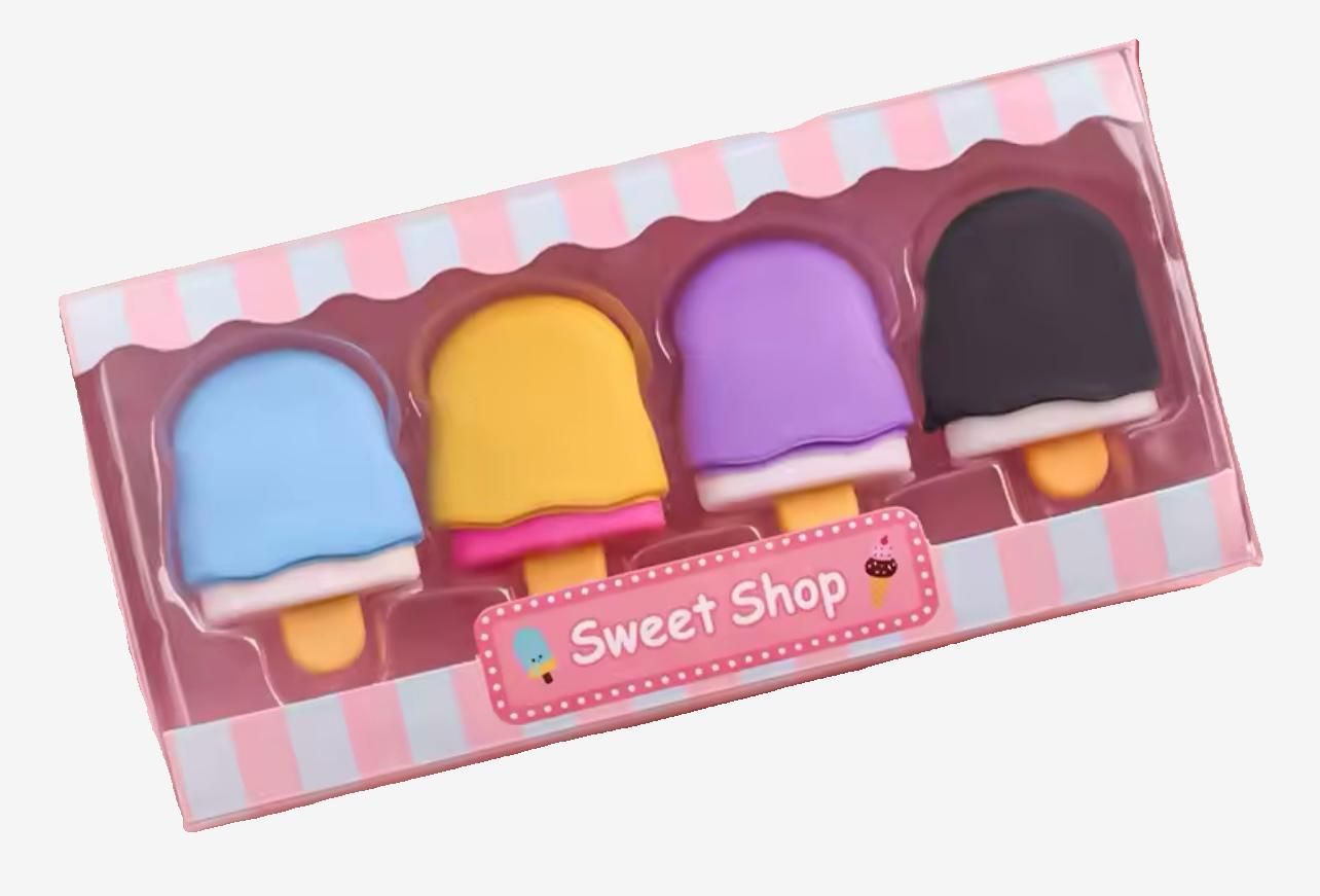GOMAS CON FORMAS - HELADO/DONUT/CHUPA CHUP/PAN/COOKIES