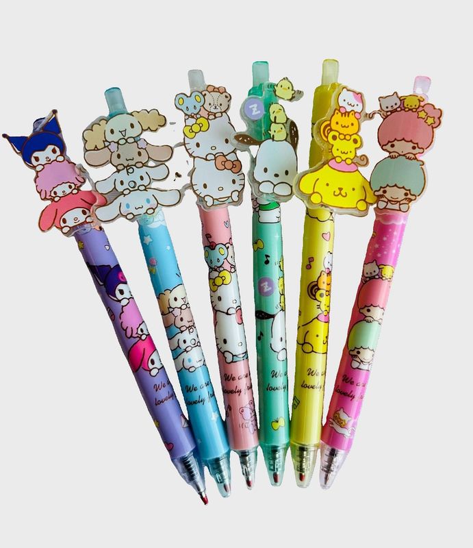 BOLIGRAFOS GEL RETRACTIL SANRIO - TOPPER DEL PERSONAJE