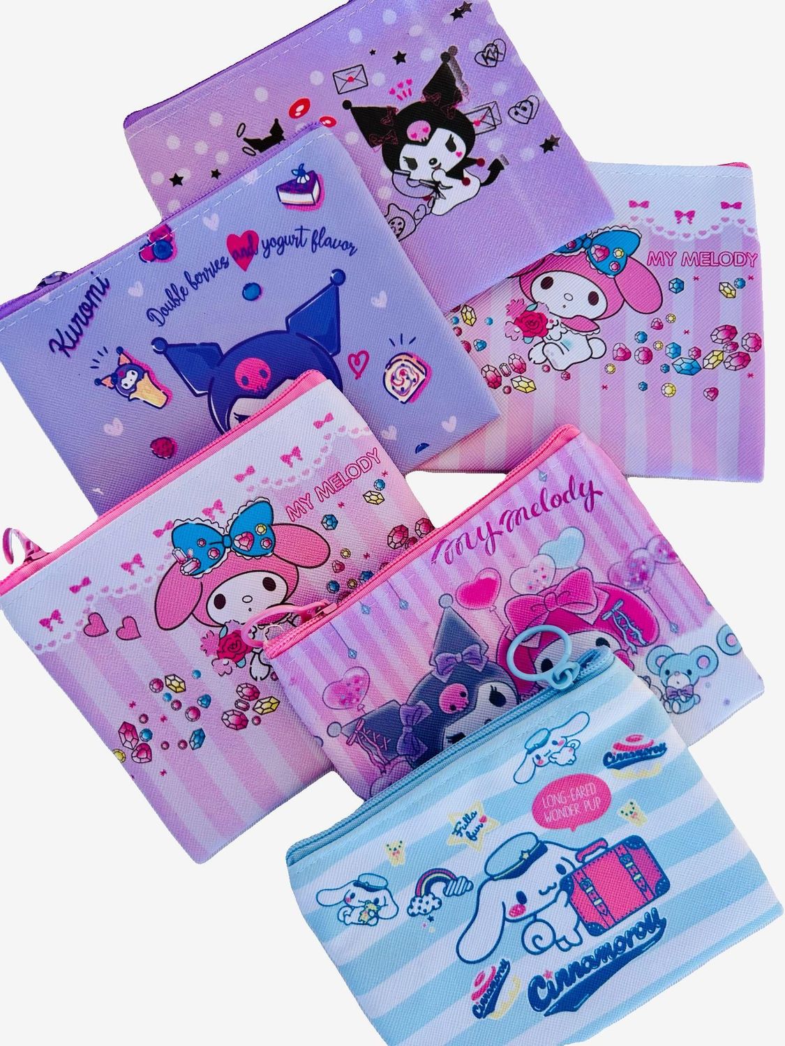 MONEDERO SANRIO CON CREMALLERA - KAWAII