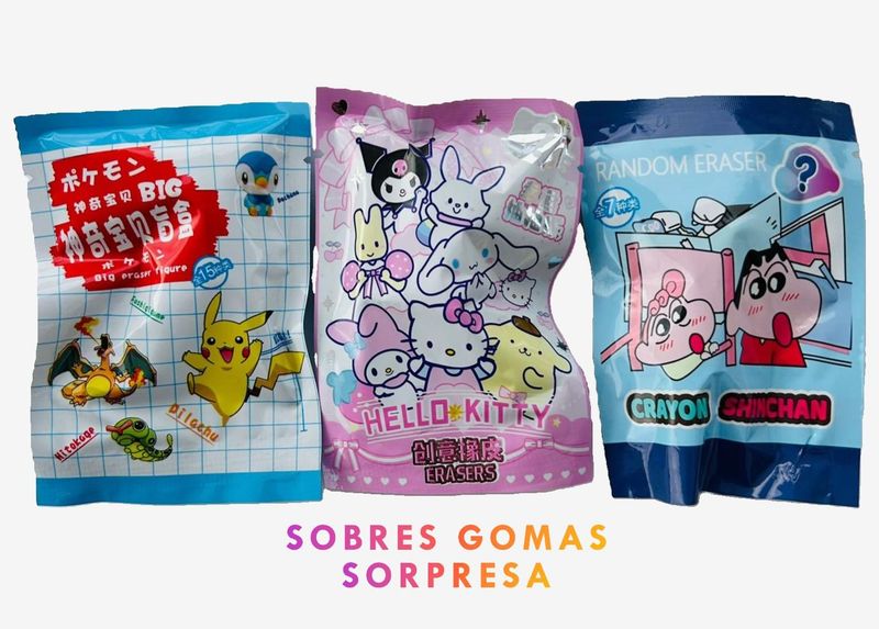 GOMA EN SOBRE MISTERIOSO - KAWAII