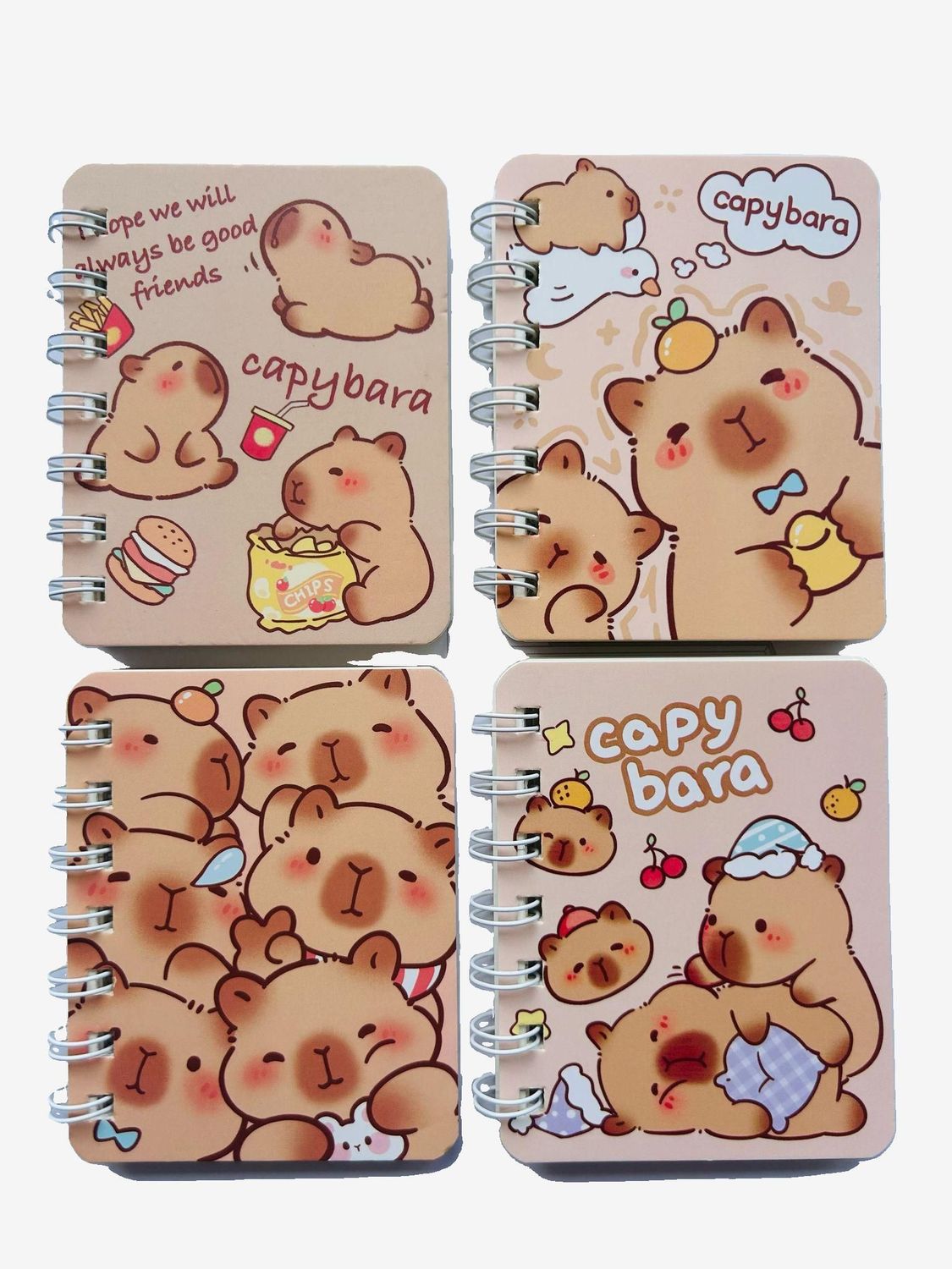 CUADERNOS MINI ¨CAPYBARA¨ - A7 A RAYAS