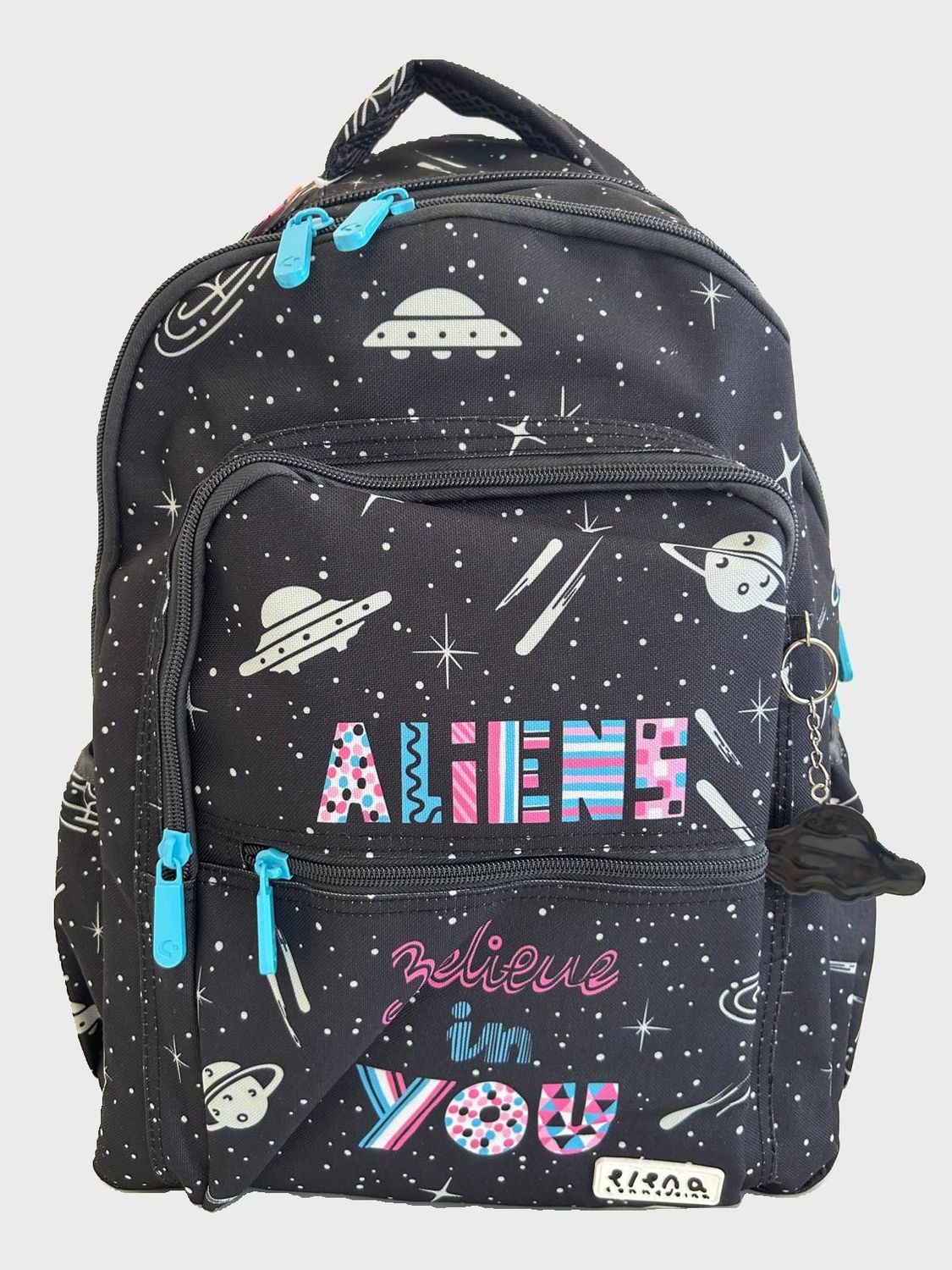 MOCHILA ESCOLAR - REFORZADA - ¨ALIENS¨