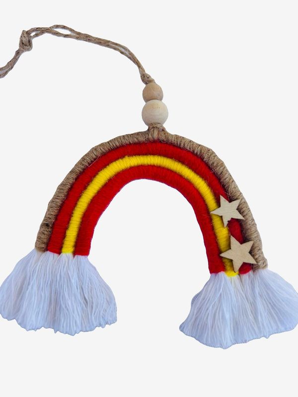 COLGANTES ARCOIRIS - BANDERA ESPAÑA - HECHO A MANO