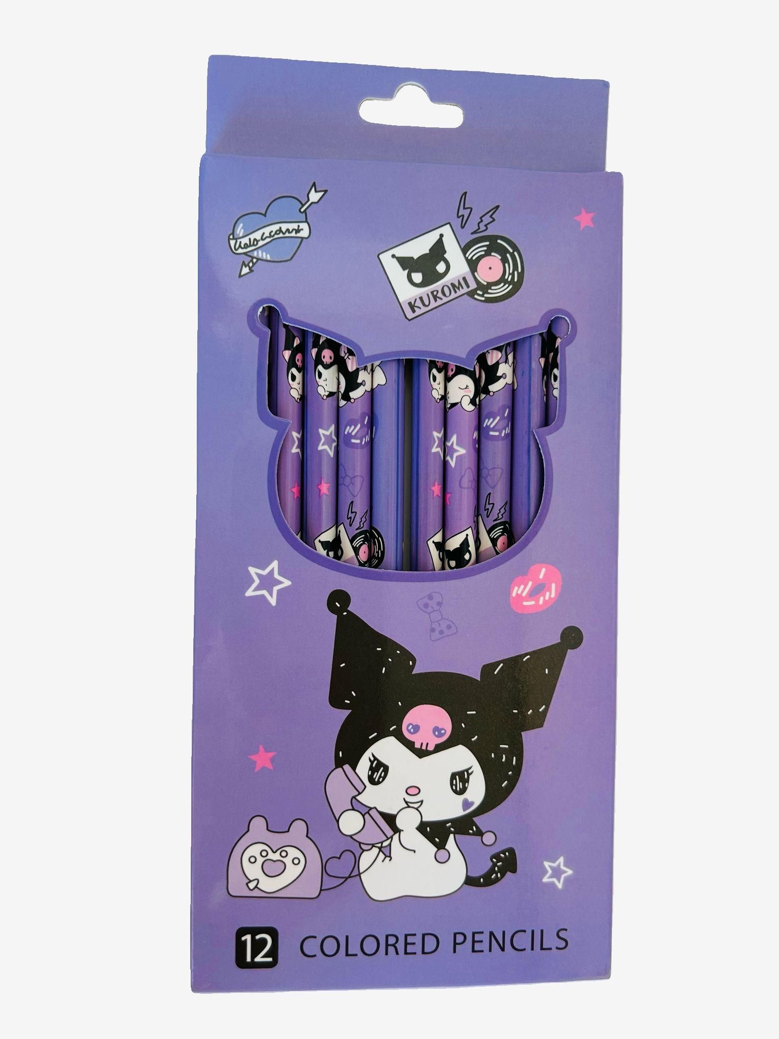 LAPICES COLORES KUROMI - 12 COLORES