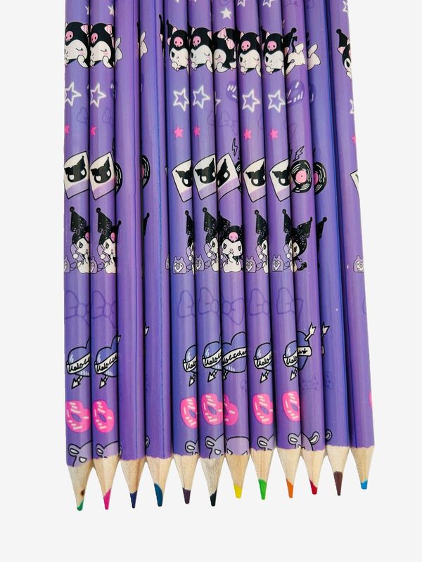 LAPICES COLORES KUROMI - 12 COLORES