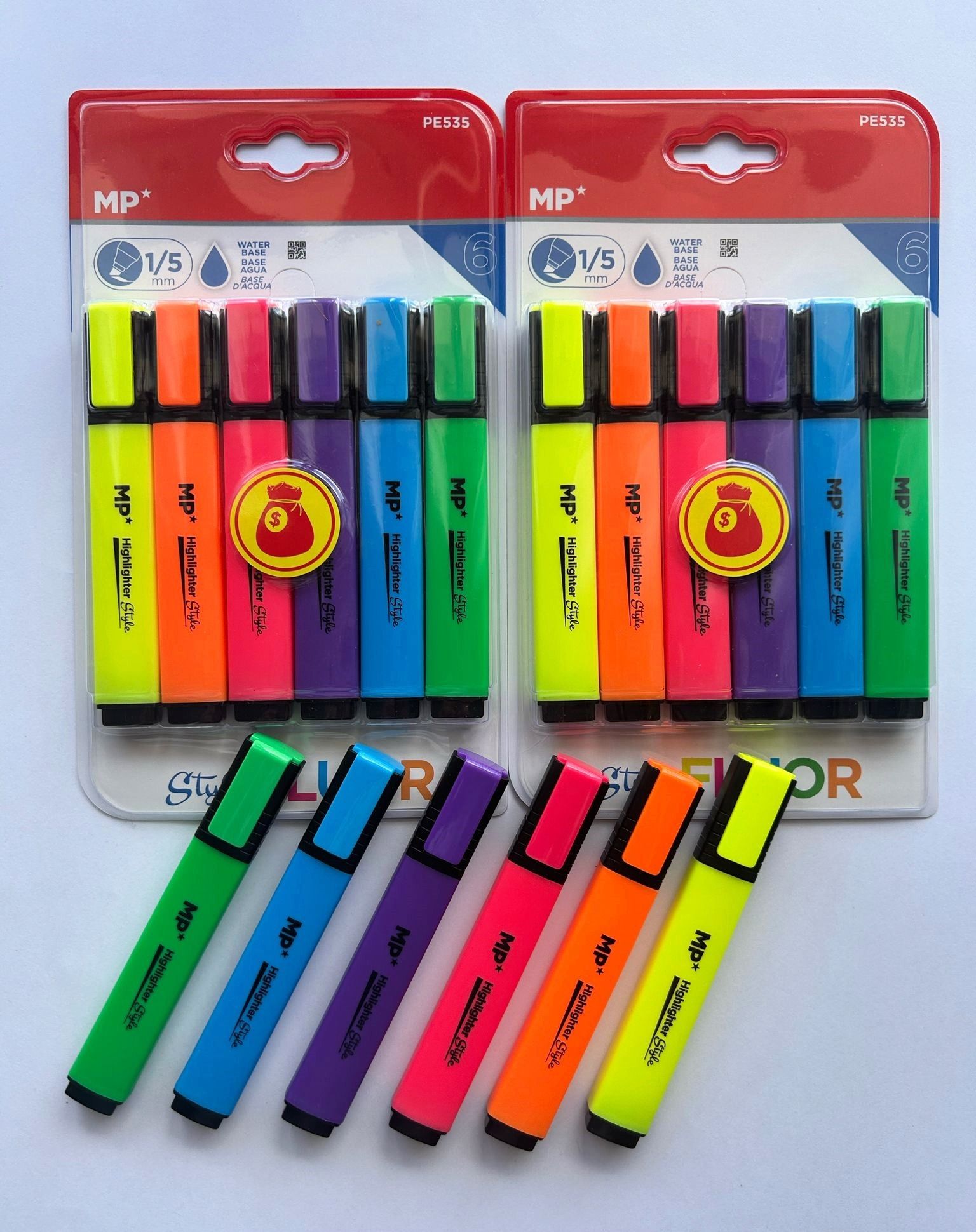 SUBRAYADORES COLORES FLUOR