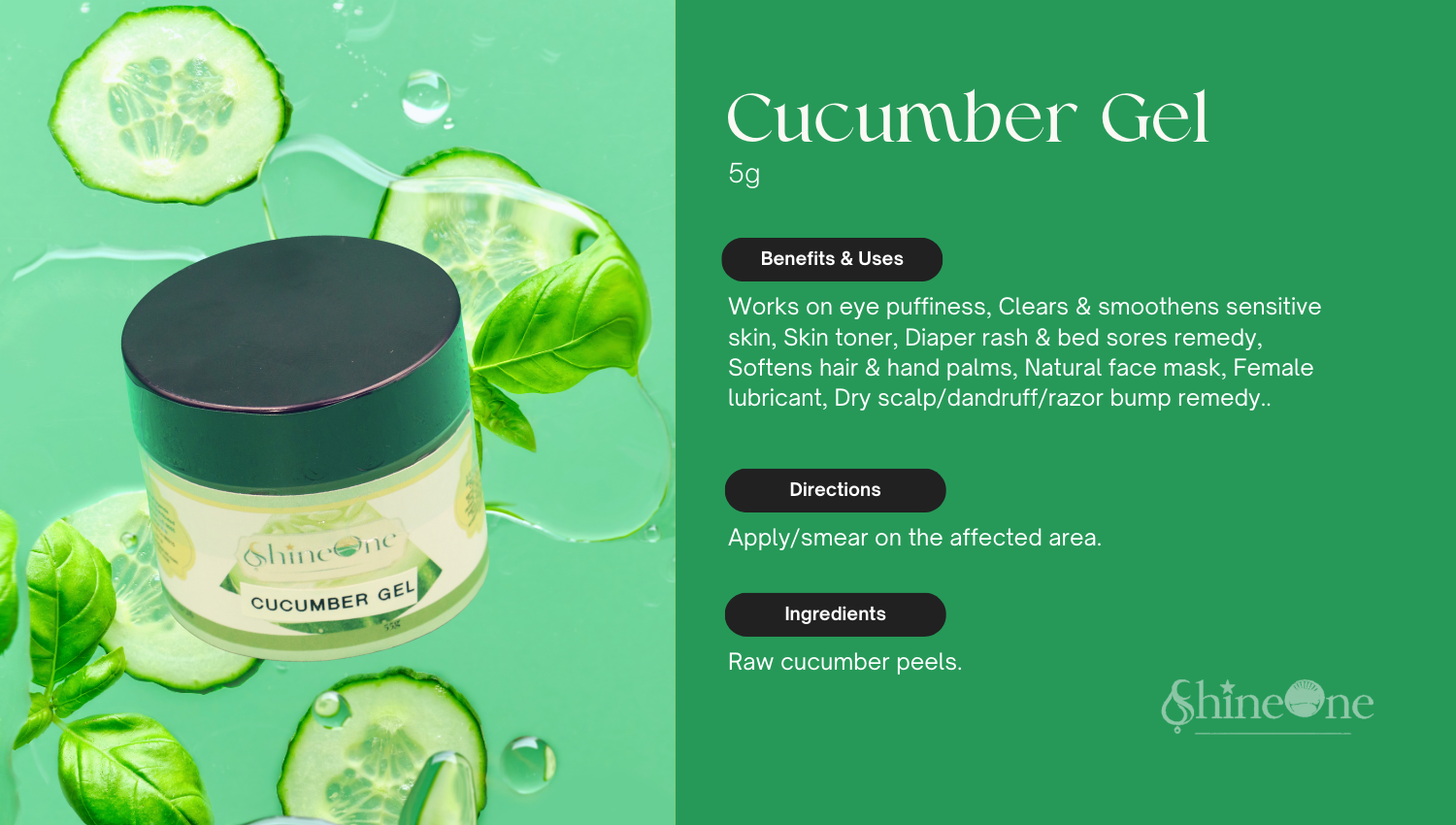 Cucumber Gel