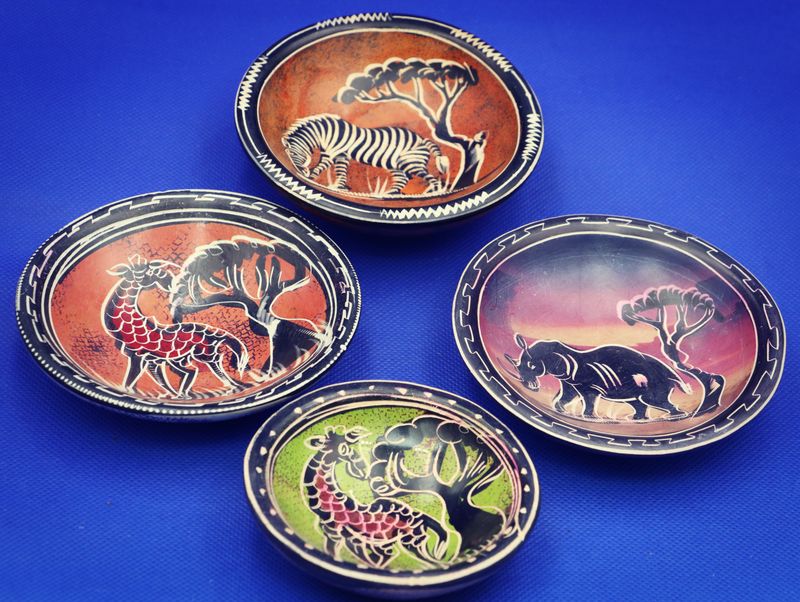 Small Safari Wooden Spice Bowl