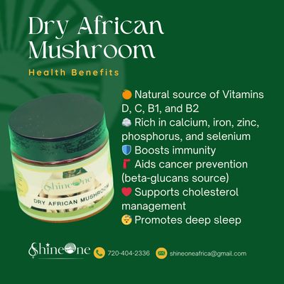 Dry African Mushroom
