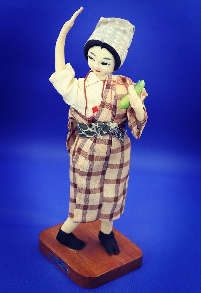 Vintage Hand painted Japanese Doll