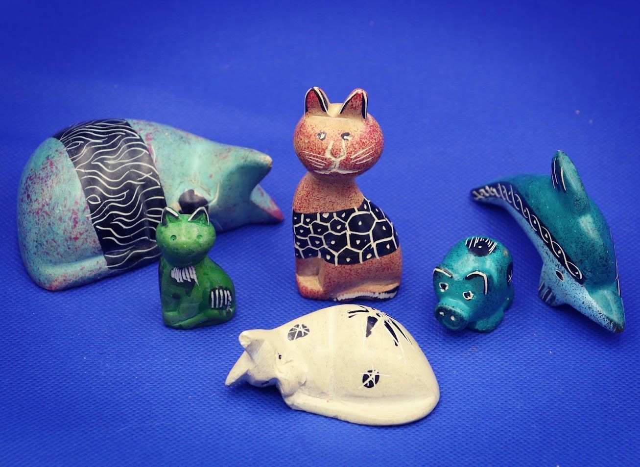 Soapstone Animals Set1