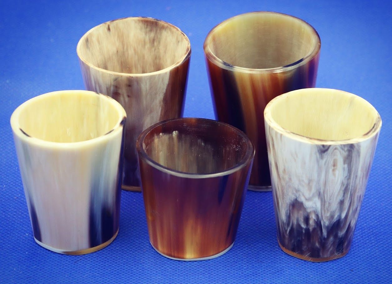 Horn Shot Glass buffalo horn