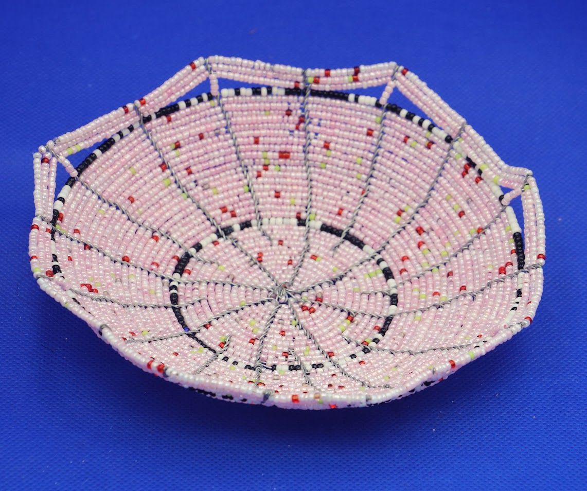 Blush Delight Beaded Bowl
