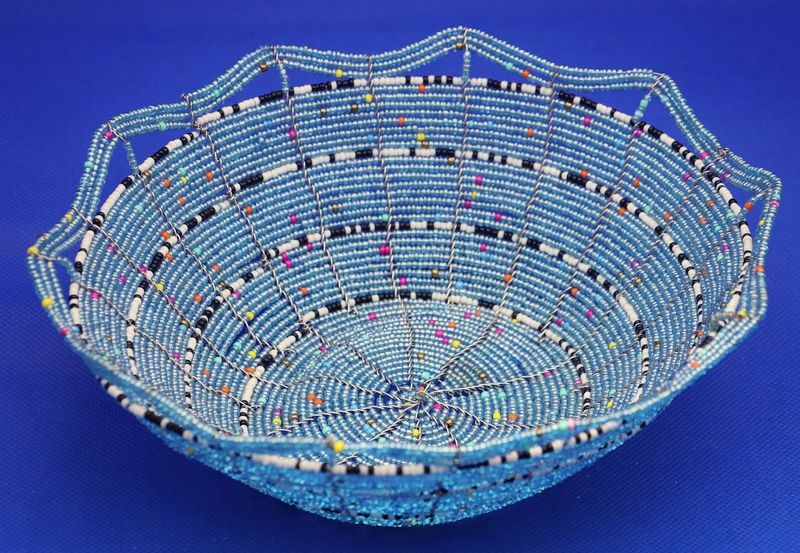 Ocean Breeze Beaded Baskets