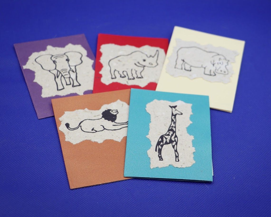 Animal Drawing Greeting Cards