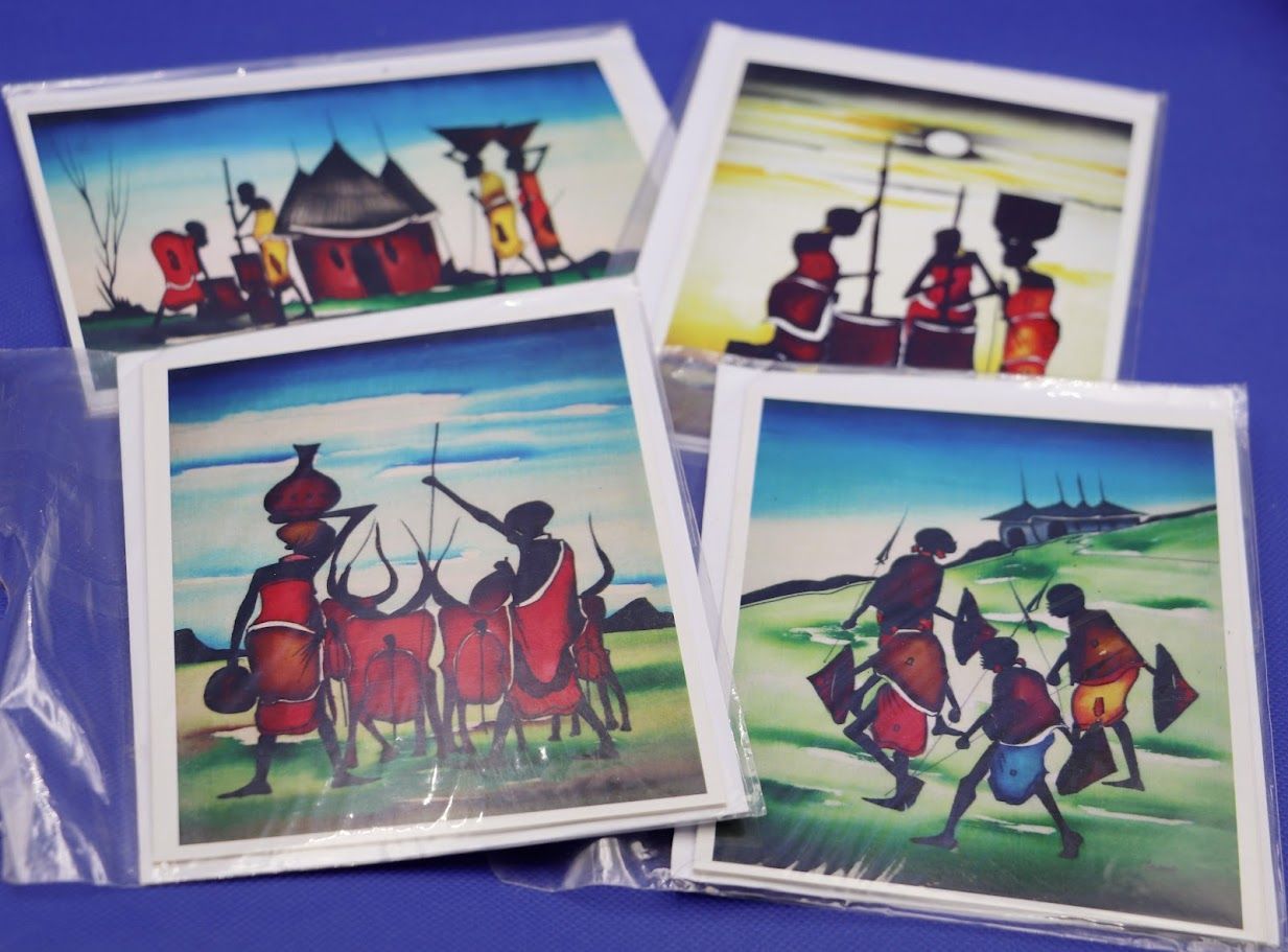 African Village Life Art Prints – Vibrant Tribal Scenes Collection