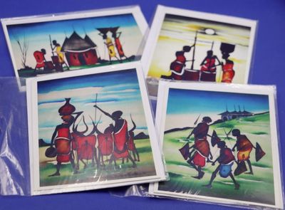 African Village Life Art Prints – Vibrant Tribal Scenes Collection